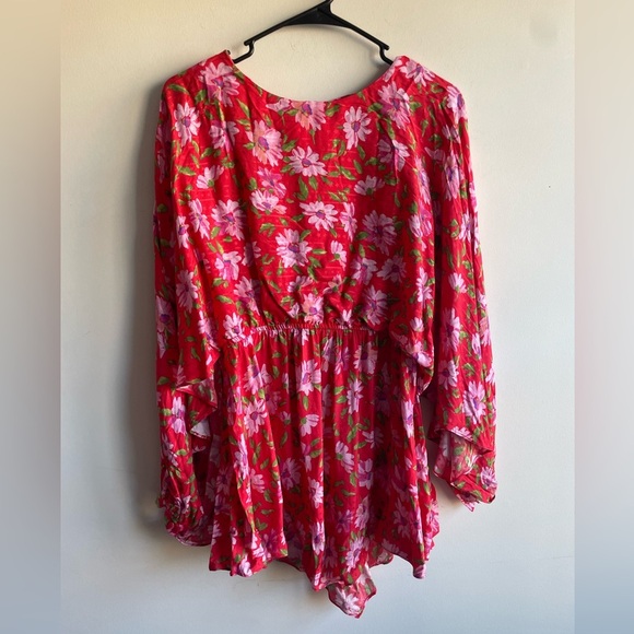 LoveShackFancy|| Anila Mini Dress in Mambo Red, Size Small, Worn Once, Floral - Picture 3 of 9